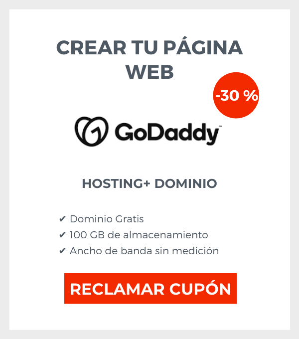 CUPÓN GODADDY
